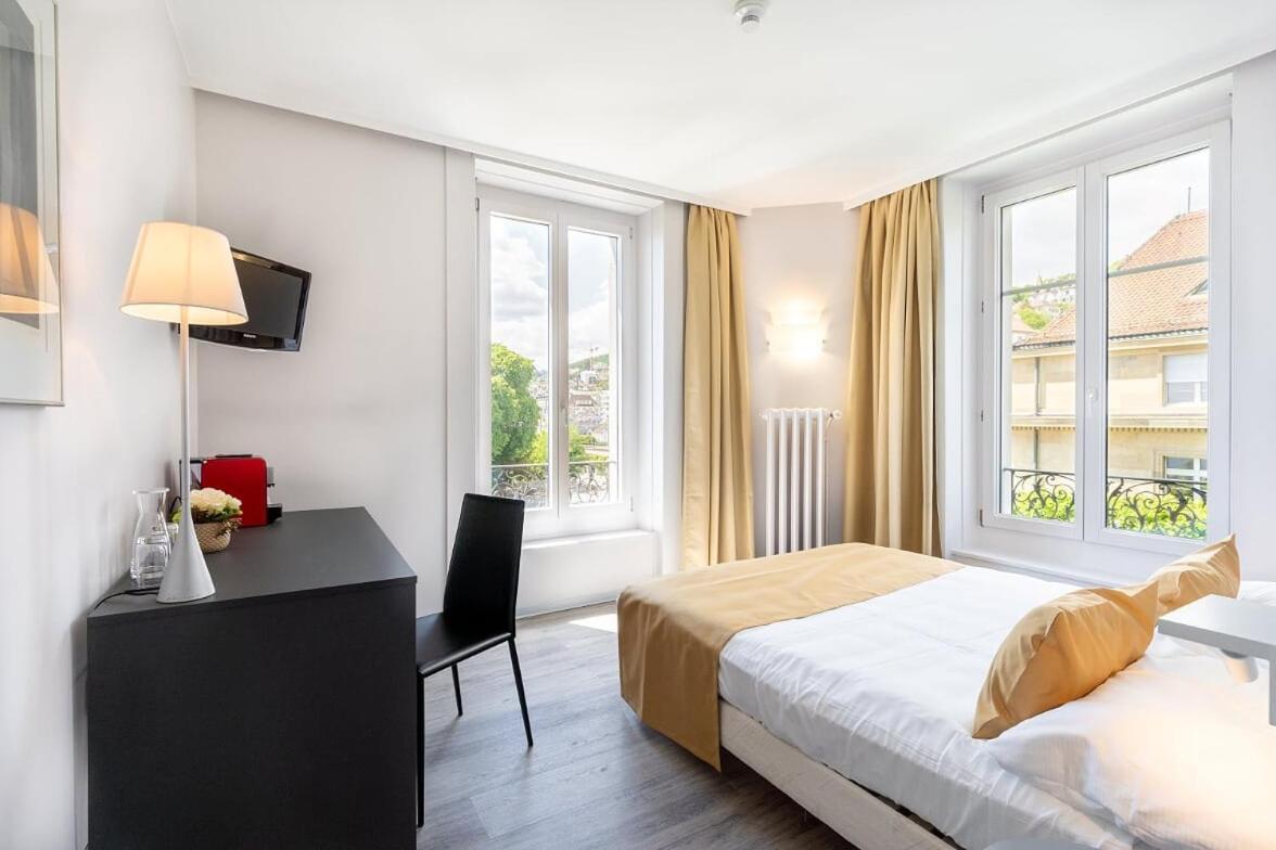 Hotel Alpes & Lac Neuchatel Ngoại thất bức ảnh